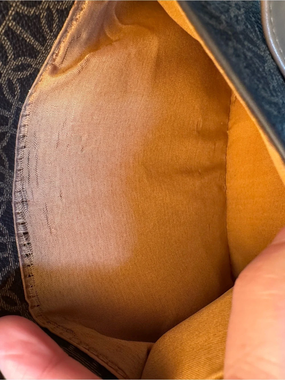 Brown geometric pattern Crossbody/Shoulder bag - Picture 7 of 11